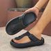 plus Size Women's Platform Sandals Lightweight Breathable Casual Flip Flops Comfortable Outdoor Shoes_vogvips.com