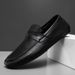 New Summer Slip On Flat Genuine Leather Men' Loafer Fahion Caual Man Light Antikid Driving Shoe Handmade_vogvips.com