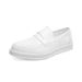 Men's British Leather Shoes, Korean Style, Pointed Toe Business Suits, Summer Large Size White Shoes, Casual Pointed Toe Men's Shoes_vogvips.com