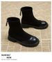 2025 Retro-style Dr. Martens Boots, Women's Rear Zipper Skinny Boots With Velvet Cotton Boots_vogvips.com