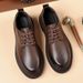 European Warm Series Men's Leather Autumn Winter Brown Business Formal Casual Fleece Derby British Style Big Toe Heightening Wedding Shoes_vogvips.com