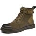 Martin Boots Men's High-top Velvet Men's Wind Retro Casual Boots Big Yellow Boots Men_vogvips.com