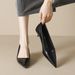 Not Tired Feet High Heels Women's Thin Heels French Commuter Work Shoes Light Mouth Single Shoes Women's Pointed Head_vogvips.com