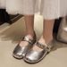 Ballet-style Flat Women, New French Style Summer 2026, Mary Jane Shoes A Single Strap And Buckle, Suitable For Pairing_vogvips.com