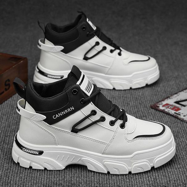 New Autumn Men's High-top Martin Boots, Men's Versatile Work Shoes For Construction Site, Anti-slip Casual Short Boots._vogvips.com