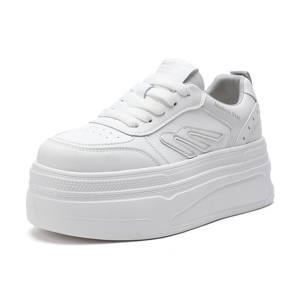 Platform Small White Shoes Female Increase 2026 Spring New Korean Version All-match Sports Casual Shoes Small Height Shoes_vogvips.com