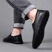Men's Classic Casual Leather Business Comfortable Slip-On Single Fashion Versatile Shoes_vogvips.com