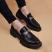 Euro Step New Thick-Soled Brogue Business Casual Height-Increasing Men's Leather Youth Breathable Slip-On Trendy British Pointed_vogvips.com