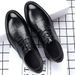 Spring New Business Casual Genuine Leather Formal Pointed Toe Middle-aged Men's Trade Single Shoes_vogvips.com