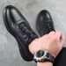 Genuine Leather Men's Business Casual Breathable Comfortable No Slip Versatile Shoes Loafers Men Sneakers Chaussures_vogvips.com