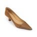 2023 Autumn New Patchwork Brown Shallow Mouth Single Shoes For Women French Pointed Toe Thin Heel Versatile Elegant High_vogvips.com