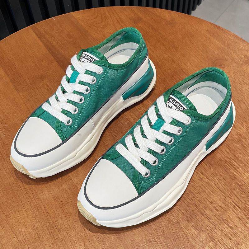 Cowhide White For Women, 2025 New Women's Sports And Casual Versatile, Instagram Trendy Four Season Single Shoes, Korean_vogvips.com