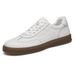 Leather Casual Shoes Little White Shoes Breathable Soft Sole First Layer Cowhide Men's Board Shoes Sports Hundred_vogvips.com