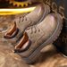 2024 New Work Pigskin Breathable Casual Round Toe Comfortable Versatile Rubber Men's Shoes Thick Sole_vogvips.com