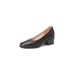 Women's Professional Round-Toe Pumps - Genuine Leather Office Shoes With Chunky Heel (3.5cm/5cm), Slip-On Design For Business & Formal Occasions_vogvips.com