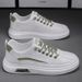 Leather Panel Shoes, Canvas Shoes, Casual Shoes, Korean Version, Student Shoes, Men's Shoes, Trendy Shoes, Four Seasons_vogvips.com