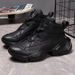 Men's Height-Increasing Sneakers - Thick-Soled Leather High-Top Dad Shoes (Trendy Summer Sports Shoes For Casual & Athletic Wear)_vogvips.com