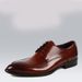 Regal Footwear European Style Pointed Toe Business Men's Formal Leather Low-top Lace-up Single Shoes Trendy_vogvips.com