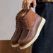 Trendy Casual Autumn Martin Big Toe High Top Men's Shoes Work British Short Boots Men 9105_vogvips.com