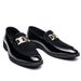 New Fashion Men's Brown Business Casual Loafer Shoes Daily Office Black Buckle Monk Men's Shoes One Foot Cover Banquet Dress Wedding Leather Shoes_vogvips.com