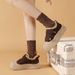 Campus Style Retro Fashion Versatile Casual For Women Thick Sole Fleece Lined Comfortable Velcro Cotton Shoes 2025_vogvips.com