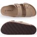 Crestar Women Cork Footbed Slippers Summer Couple Adjustable Double Buckles Flat Sandals Outdoor Cork Beach Slides With Open Toe_vogvips.com