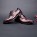 2023 European Style Business Formal Leather For Men British Pointed Toe Single Crocodile Pattern Embossed Breathable_vogvips.com