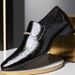 Spring And Autumn New Business Formal Large Size Leather Crocodile Pattern British Style Slip-On Casual Korean Version_vogvips.com