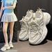 Dad Shoes Female Student Sports Running Shoes Casual Shoes Platform Height Increase_vogvips.com