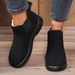 Cross-Border Foreign Trade Winter Fleece-Lined Women's Cotton Warm Mom Shoes Flat Comfortable Versatile Short Non-Slip_vogvips.com