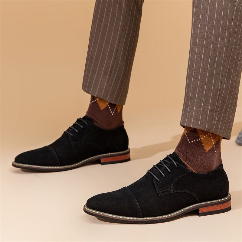 Large Size Oxford American Formal Leather Men Business Suede Work British Style All-Season Wedding Shoes_vogvips.com