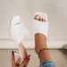 Summer Korean Style Flyknit Women's Sandals Outdoor Mid Heel Square Toe Strappy Fashionable_vogvips.com