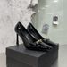 French Style For Women 2022 New Elegant Black Square Toe High Heel Pumps Fashion Versatile Patent Leather Stiletto Heels_vogvips.com