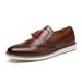 New men's casual shoes a slip-on business dress Brock fringe leather shoes_vogvips.com
