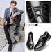 New Style Men's Leather Shoes Top Layer Cow Hide Casual British Style Shoes With Soft Sole And Pointed Toe Breathable For Men_vogvips.com