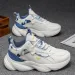Men's New Breathable White Thick Sole Height Increasing Sneakers Casual Shoes Men's Autumn_vogvips.com