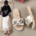 Womens Summer Thick Sole Flat Sandals Vacation Style Beach Sandals All Day Comfort Perfect For Skirts Pairing Suit For Beach And Water Activities_vogvips.com