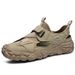 Men's Summer Sandals Hollow Breathable Closed-Toe Outdoor Casual Non-Slip Hiking Shoes, Large Size 46_vogvips.com