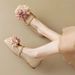 Women's French Retro Mary Jane Flat Shoes Multi-Color Pointed Toe Classic Formal Business Minimalist Style For Spring Autumn_vogvips.com