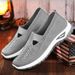 2025 New Mesh Vulcanized High Quality Sneakers Slip On Flats Shoes Women Loafers Plus Size 42 Walking Flat_vogvips.com