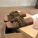 Women's Floral Print Platform Sandals Square Toe Beach Slippers Elegant Fairy Fashionable Versatile_vogvips.com