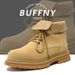 Martin Boots Summer Thick-soled Casual Lace-up Round Head Heightening Rhubarb Boots Short Boots_vogvips.com