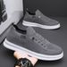 Summer New Breathable Men's Sports Korean Edition Trendy Versatile Flyknit Mesh Casual Board Shoes_vogvips.com