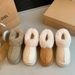 1178225343@qq.com Women's Winter Snow Boots With Fleece Lining, Warm Leather And Wool Integrated Large Cotton Shoes, Outdoor Non-Slip_vogvips.com