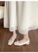 Mary Jane Women's Shoes Bow Word With Thick Heel Light Mouth Single Shoes_vogvips.com