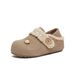 Cute Cartoon Footprint Warm Cotton For Women Autumn Winter New Fashion Versatile Buckle Outdoor Furry Shoes_vogvips.com
