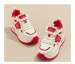 Hollow Cutout Platform Sneakers Women Lace Up Contrast Color Thick Wedge Sole Non Slip Casual Walking Dad Shoes_vogvips.com