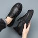 Spring And Autumn Casual Loafer Slip-On Men's Comfortable Versatile Leather Trendy Shoes Retro Men's Shoes_vogvips.com