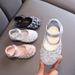 Girls Korean Fashion Small, Medium And Large Children's Rhinestone Square Mouth Dance Performance Shoes Single Shoes Small Leather Shoes_vogvips.com