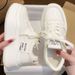 Thick-soled All-match High-heeled White New Spring Hot-selling Sports For Women, Niche Design Sneakers, Fashionable_vogvips.com